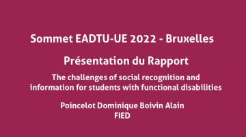 Sommet EADTU-UE 2022 - Bruxelles 