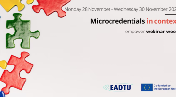 Microcredentials in Context | Webinar Week - EADTU