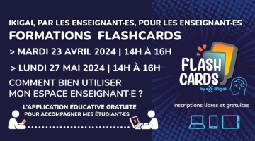 Formation FlashCards by Ikigai - Mardi 23 avril 2024