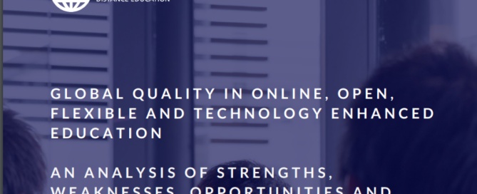 ICDE : Global quality in online, open, flexible and technology enhanced education