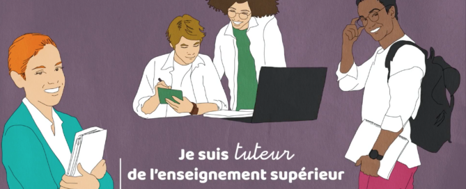 Illustration de 4 tuteurs et tutrices