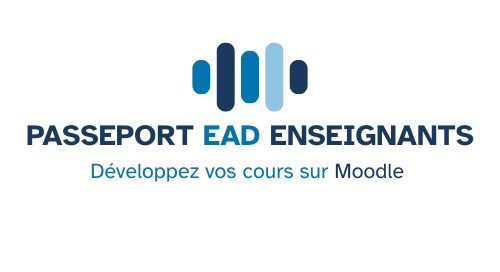 Logo Passeport EAD Enseignants - Développez vos cours sur Moodle