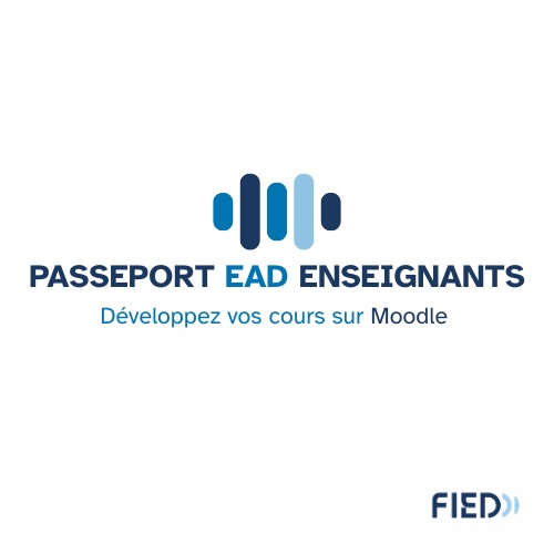 Logo P.EADE Logo Passeport EAD Enseignants - Développez vos cours sur Moodle