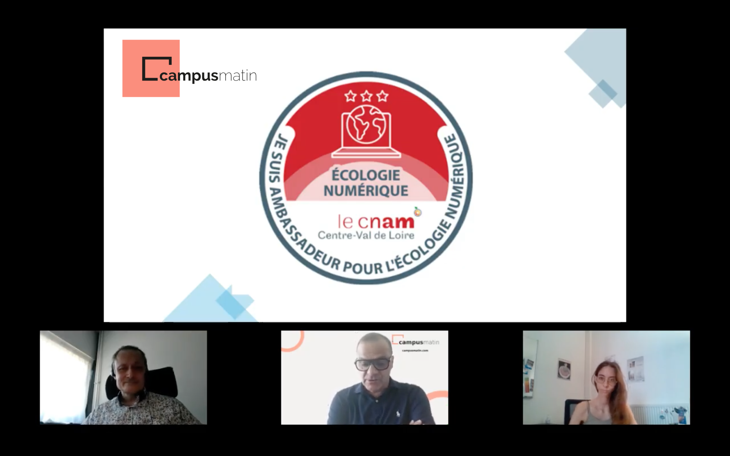 image du webinaire avec les photos des 3 intervenants